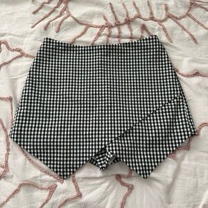 MAJORELLE Gingham Skort size XS